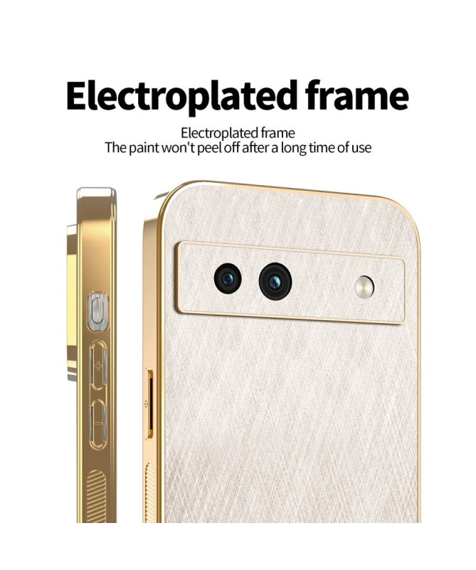 Coque Google Pixel 7a Style Texturé Soie