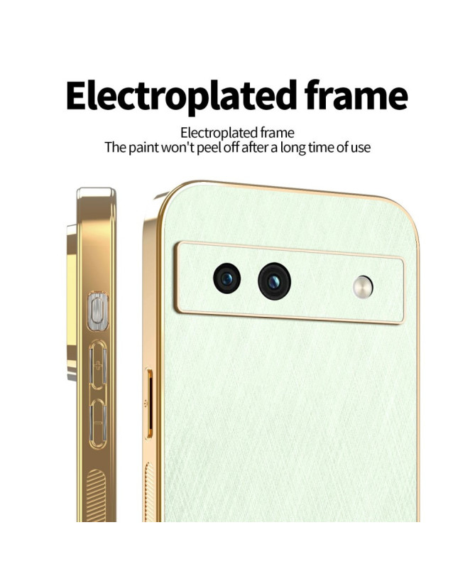 Coque Google Pixel 7a Style Texturé Soie