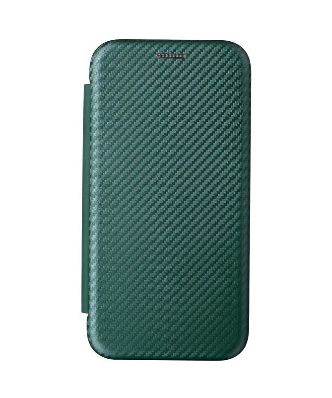 Flip Cover Xiaomi 12 Pro design fibre de carbone
