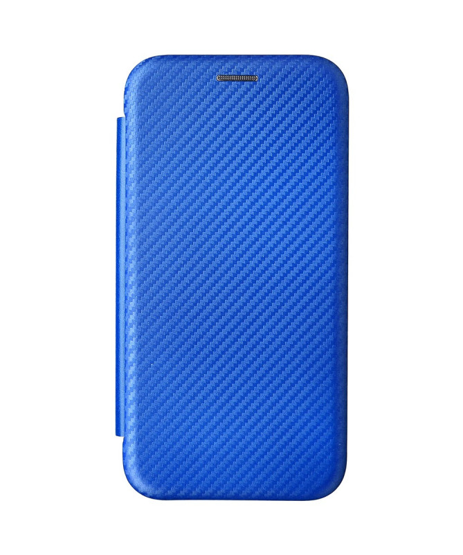 Flip Cover Xiaomi 12 Pro design fibre de carbone