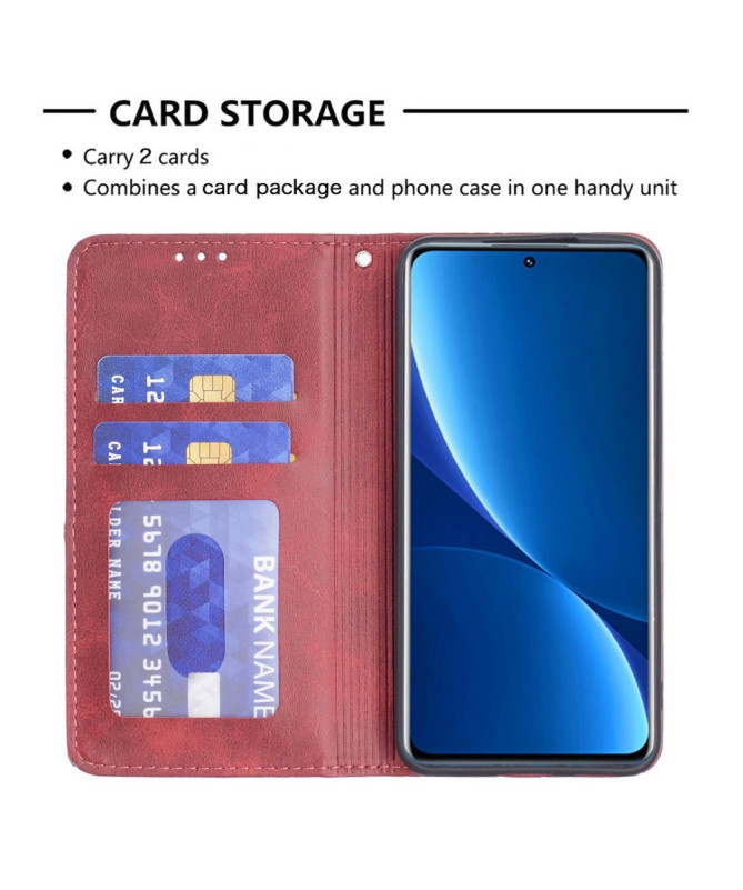 Housse Xiaomi 12 Pro Célinia Style Cuir Porte-cartes