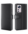 Étui Xiaomi 12 Pro portefeuille en cuir premium
