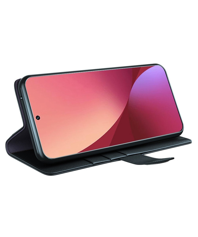 Étui Xiaomi 12 Pro portefeuille en cuir premium