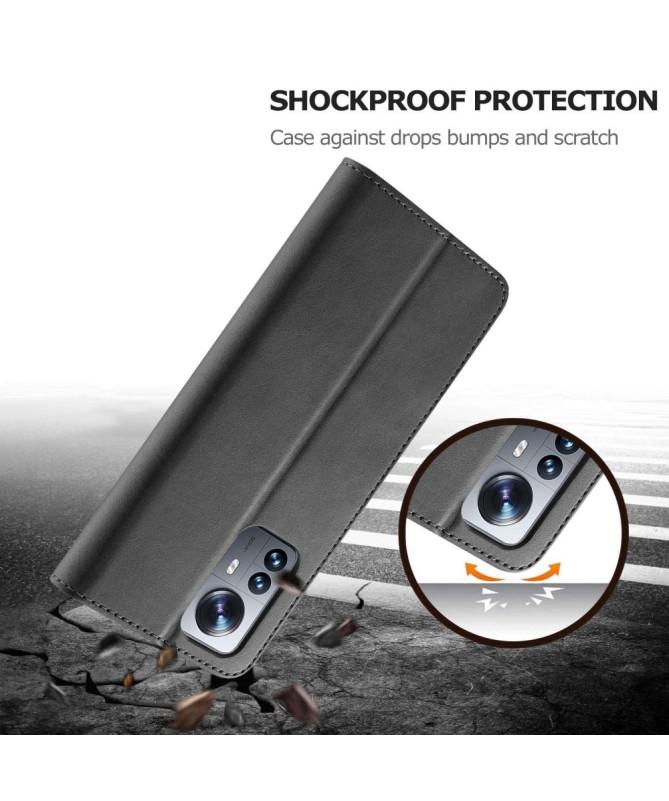 Housse Xiaomi 12 Pro Effet Cuir LC.IMEEKE