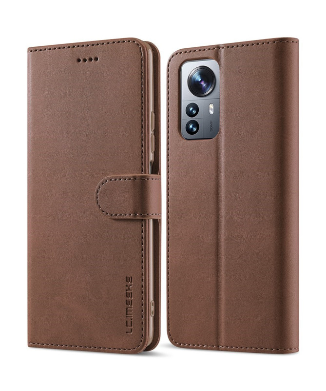 Housse Xiaomi 12 Pro Effet Cuir LC.IMEEKE