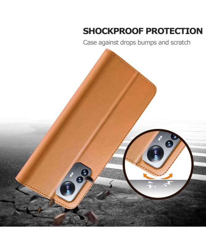 Housse Xiaomi 12 Pro Effet Cuir LC.IMEEKE