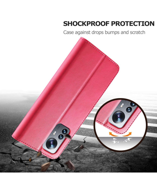 Housse Xiaomi 12 Pro Effet Cuir LC.IMEEKE
