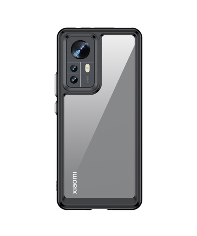 Coque Xiaomi 12 Pro Transparente Contour Couleuré