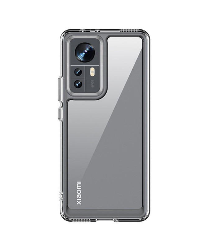 Coque Xiaomi 12 Pro Transparente Contour Couleuré