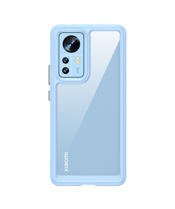 Coque Xiaomi 12 Pro Transparente Contour Couleuré