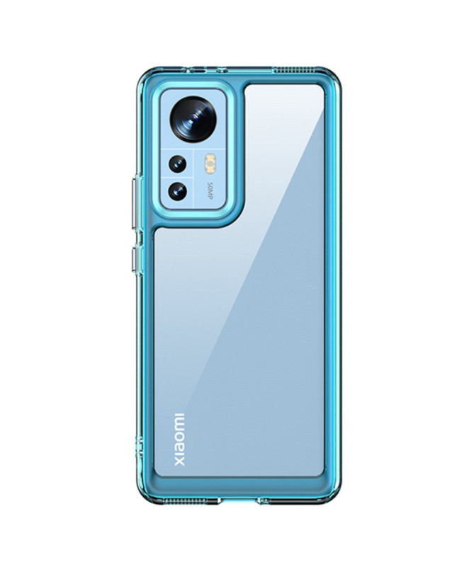Coque Xiaomi 12 Pro Transparente Contour Couleuré
