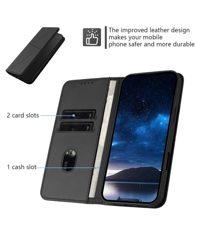 Etui Honor 400 Portefeuille Magnétique Cuir Support