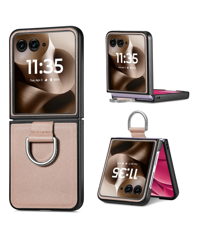 Coque Motorola Razr 60 Ultra Cuir Litchi | VALENTINA