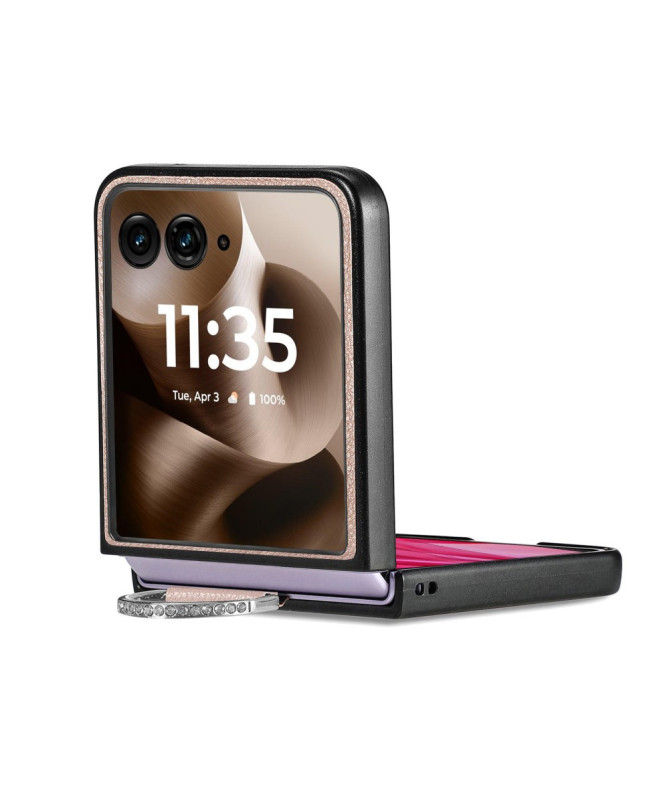 Coque Motorola Razr 60 Ultra Cuir Litchi | VALENTINA