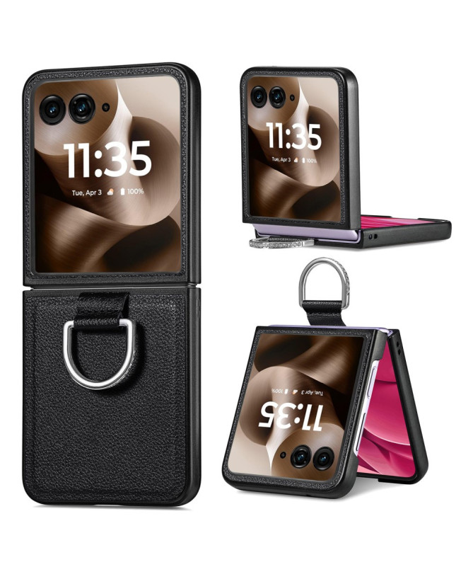 Coque Motorola Razr 60 Ultra Cuir Litchi | VALENTINA
