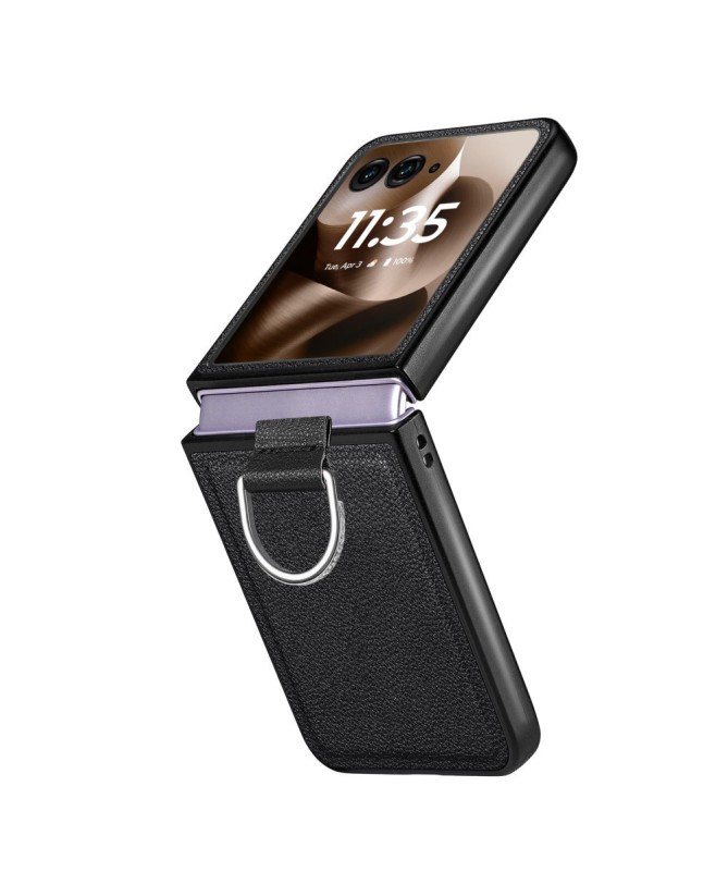 Coque Motorola Razr 60 Ultra Cuir Litchi | VALENTINA