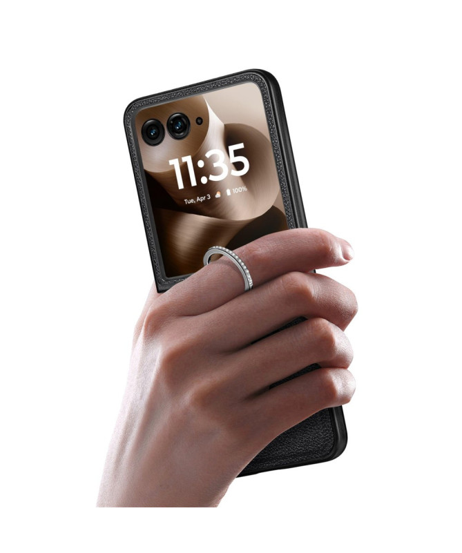 Coque Motorola Razr 60 Ultra Cuir Litchi | VALENTINA