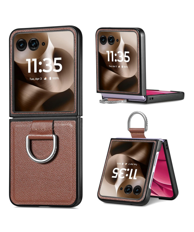 Coque Motorola Razr 60 Ultra Cuir Litchi | VALENTINA