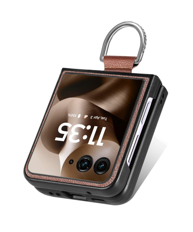 Coque Motorola Razr 60 Ultra Cuir Litchi | VALENTINA