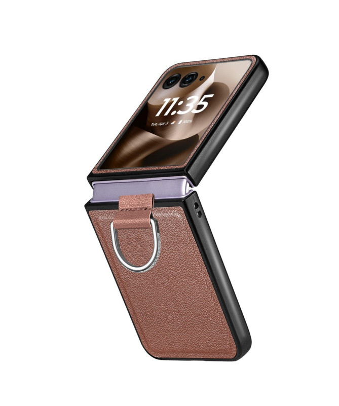 Coque Motorola Razr 60 Ultra Cuir Litchi | VALENTINA