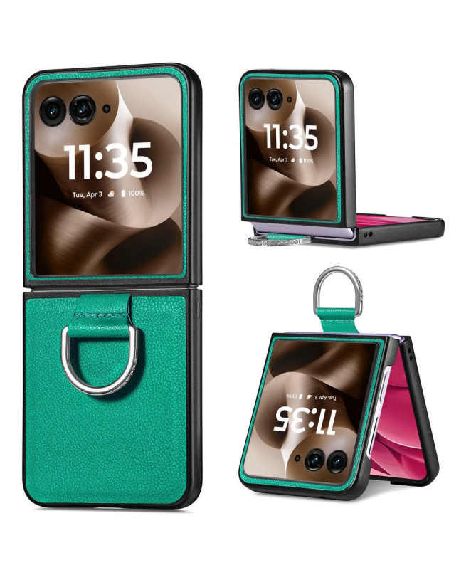 Coque Motorola Razr 60 Ultra Cuir Litchi | VALENTINA
