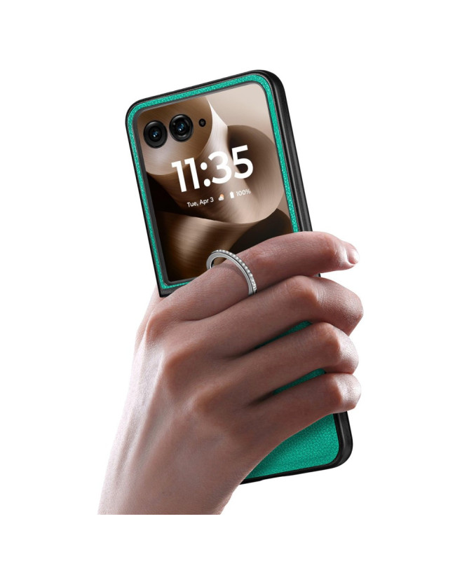 Coque Motorola Razr 60 Ultra Cuir Litchi | VALENTINA