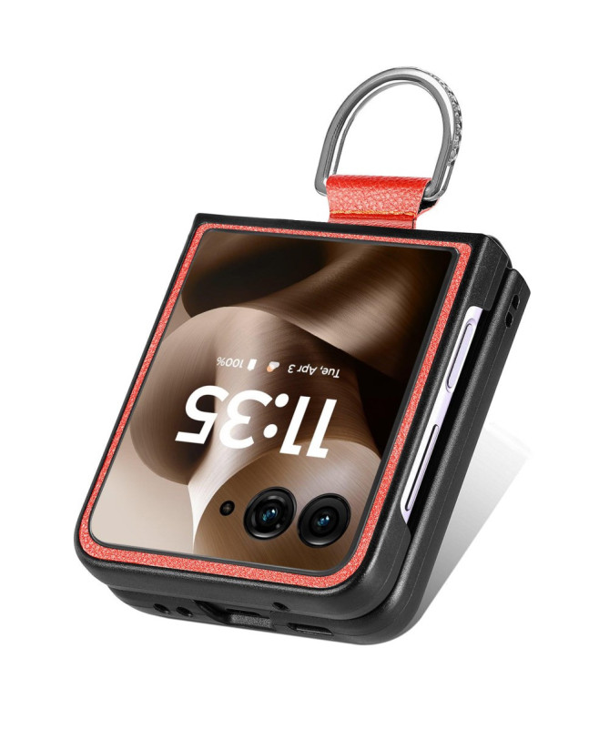 Coque Motorola Razr 60 Ultra Cuir Litchi | VALENTINA