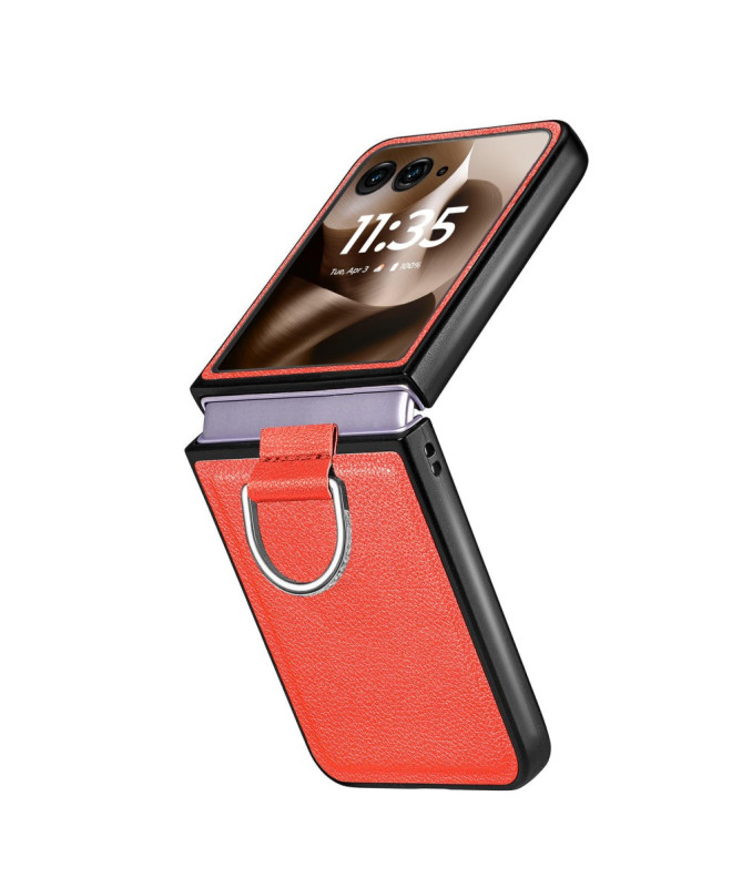 Coque Motorola Razr 60 Ultra Cuir Litchi | VALENTINA