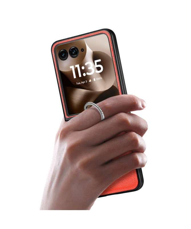 Coque Motorola Razr 60 Ultra Cuir Litchi | VALENTINA