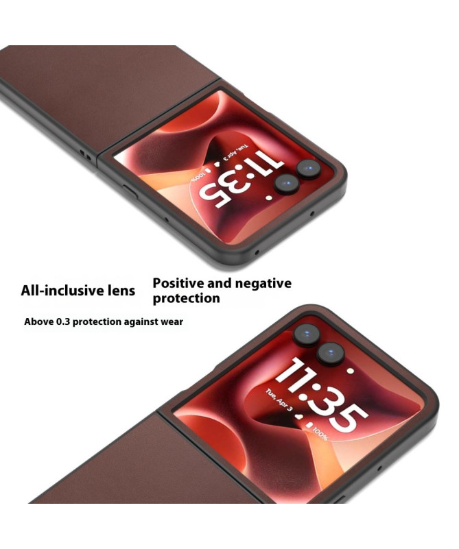 Coque Motorola Razr 60 Ultra Cuir Véritable | PRESTIGE