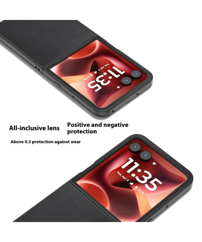 Coque Motorola Razr 60 Ultra Cuir Véritable | PRESTIGE