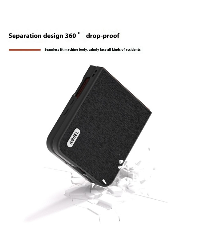 Coque Motorola Razr 60 Ultra Cuir Véritable Grainé Premium | ATLANTIC