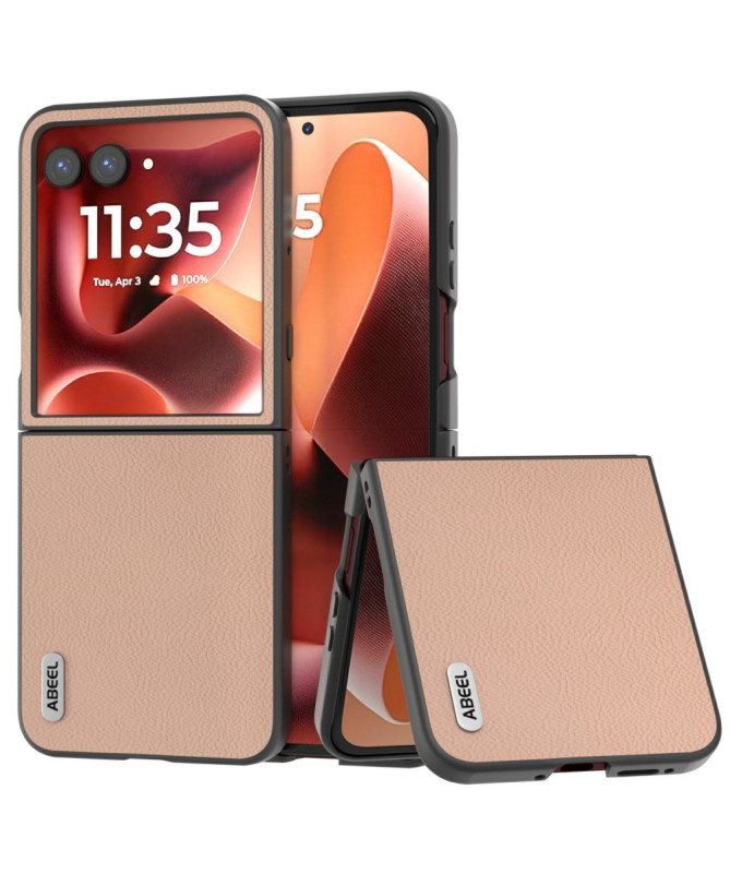 Coque Motorola Razr 60 Ultra Cuir Véritable Grainé Premium | ATLANTIC