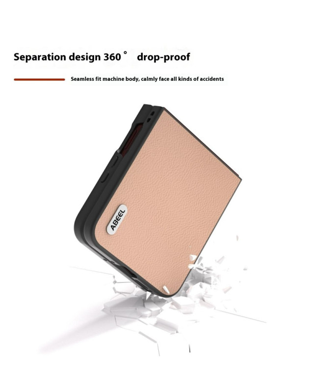 Coque Motorola Razr 60 Ultra Cuir Véritable Grainé Premium | ATLANTIC