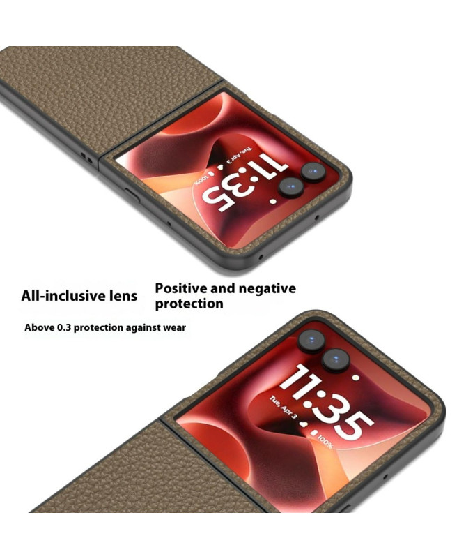 Coque Motorola Razr 60 Ultra Cuir Véritable Grainé | HERITAGE
