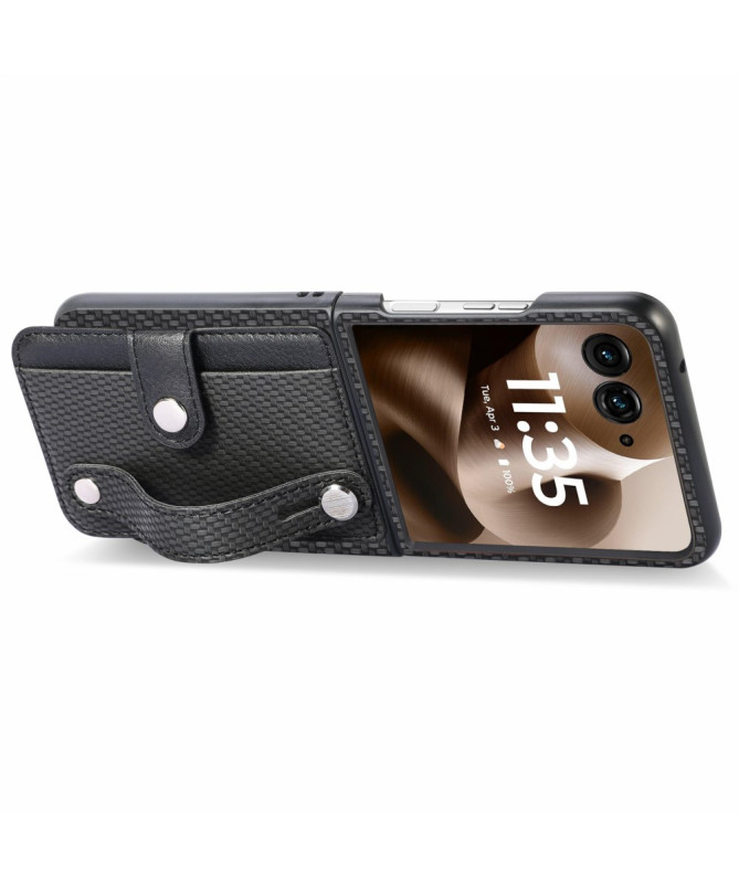Coque Motorola Razr 60 Ultra Carbone Porte-Cartes | Simone