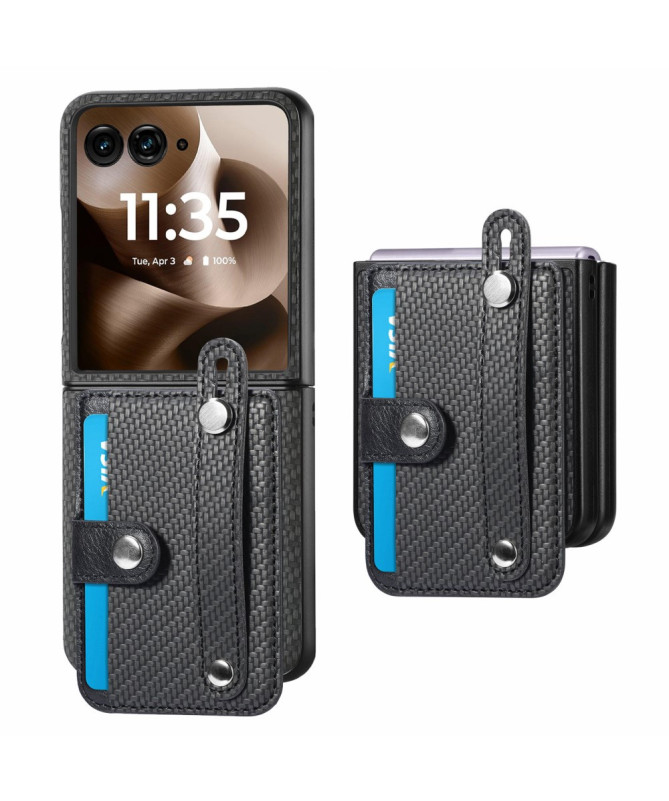 Coque Motorola Razr 60 Ultra Carbone Porte-Cartes | Simone