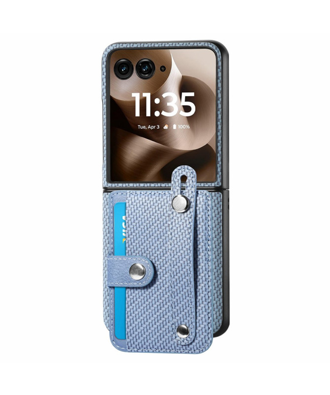 Coque Motorola Razr 60 Ultra Carbone Porte-Cartes | Simone