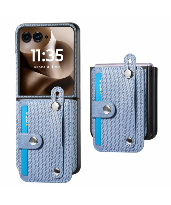 Coque Motorola Razr 60 Ultra Carbone Porte-Cartes | Simone