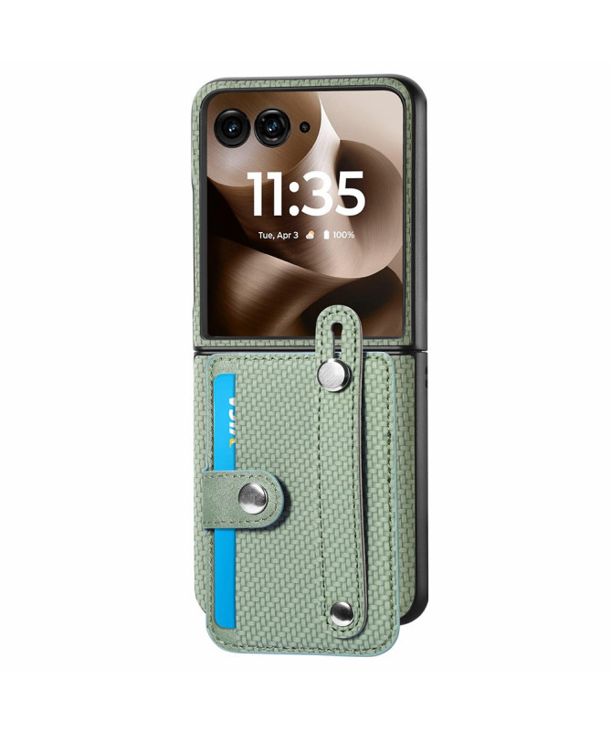 Coque Motorola Razr 60 Ultra Carbone Porte-Cartes | Simone