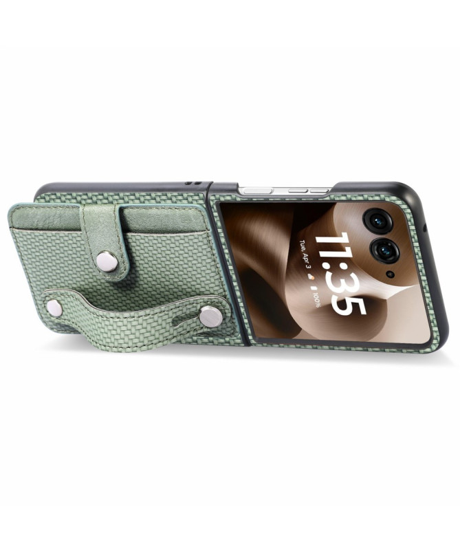 Coque Motorola Razr 60 Ultra Carbone Porte-Cartes | Simone