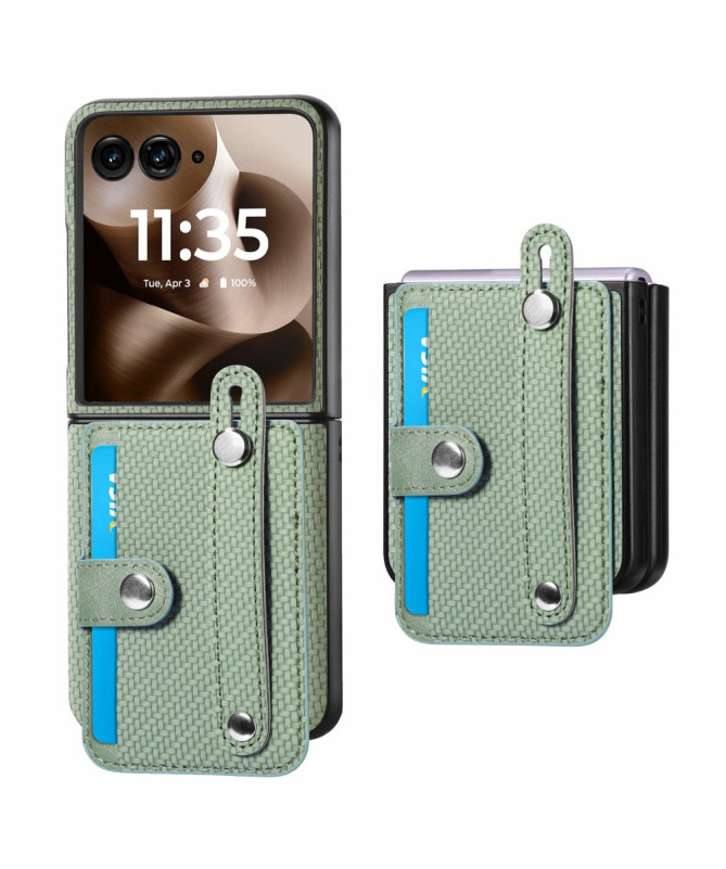 Coque Motorola Razr 60 Ultra Carbone Porte-Cartes | Simone