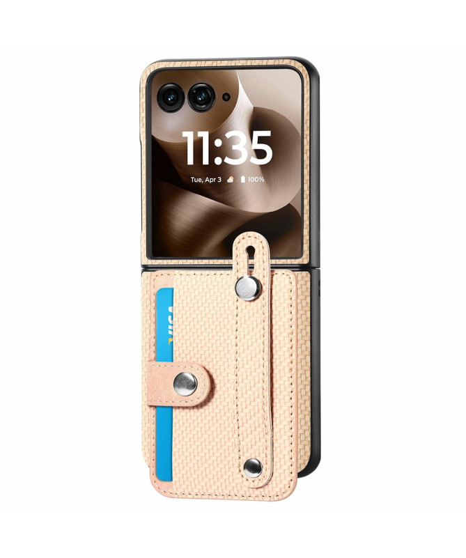 Coque Motorola Razr 60 Ultra Carbone Porte-Cartes | Simone