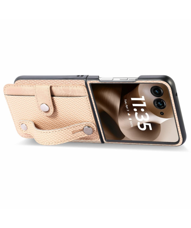 Coque Motorola Razr 60 Ultra Carbone Porte-Cartes | Simone