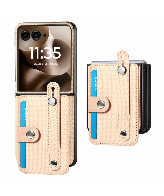 Coque Motorola Razr 60 Ultra Carbone Porte-Cartes | Simone