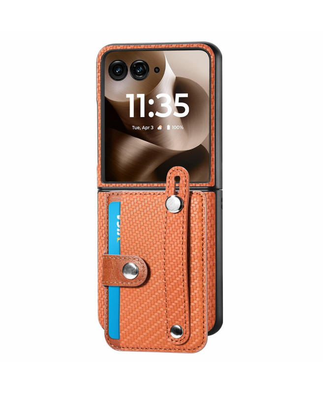 Coque Motorola Razr 60 Ultra Carbone Porte-Cartes | Simone