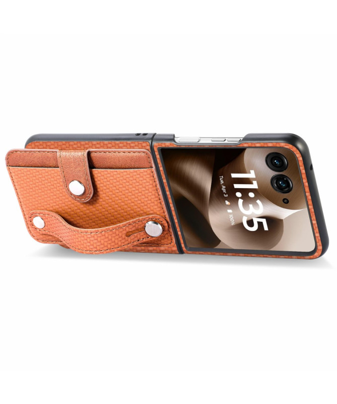 Coque Motorola Razr 60 Ultra Carbone Porte-Cartes | Simone