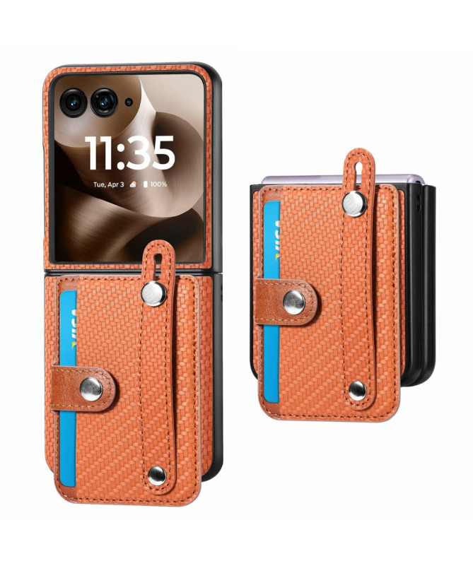 Coque Motorola Razr 60 Ultra Carbone Porte-Cartes | Simone
