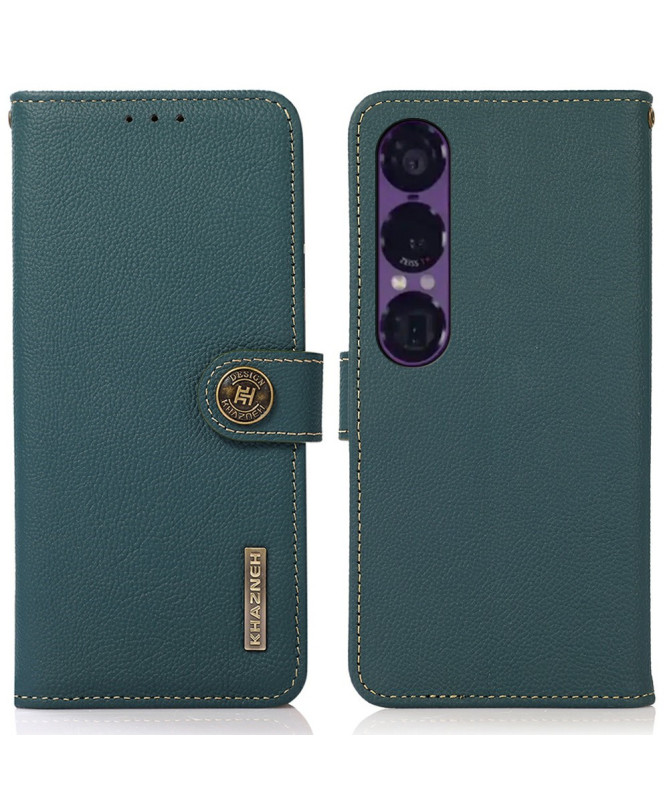 Housse Sony Xperia 1 VII KHAZNEH Classic en cuir