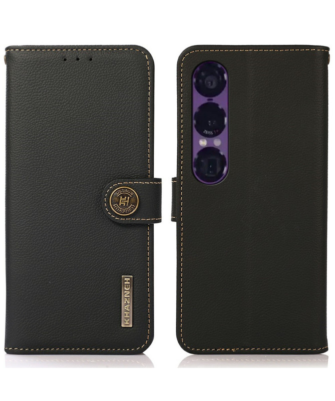 Housse Sony Xperia 1 VII KHAZNEH Classic en cuir